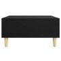 Mesa de centro madera contrachapada negro 60x60x30 cm en Mesas de centro | Comprar online en Foru.es