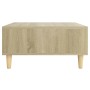 Mesa de centro madera contrachapada roble Sonoma 60x60x30 cm en Mesas de centro | Comprar online en Foru.es