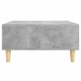 Mesa de centro madera contrachapada gris hormigón 60x60x30 cm en Mesas de centro | Comprar online en Foru.es