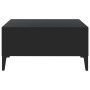Mesa de centro madera contrachapada negro 60x60x30 cm en Mesas de centro | Comprar online en Foru.es