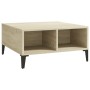 Mesa de centro madera contrachapada roble Sonoma 60x60x30 cm en Mesas de centro | Comprar online en Foru.es