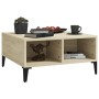 Mesa de centro madera contrachapada roble Sonoma 60x60x30 cm en Mesas de centro | Comprar online en Foru.es