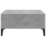 Mesa de centro madera contrachapada gris hormigón 60x60x30 cm en Mesas de centro | Comprar online en Foru.es