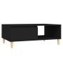 Mesa de centro madera contrachapada negro 90x60x35 cm en Mesas de centro | Comprar online en Foru.es