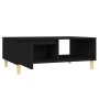 Mesa de centro madera contrachapada negro 90x60x35 cm en Mesas de centro | Comprar online en Foru.es