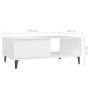 Mesa de centro madera contrachapada blanco 90x60x35 cm en Mesas de centro | Comprar online en Foru.es