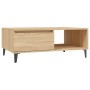 Mesa de centro madera contrachapada color roble 90x60x35 cm en Mesas de centro | Comprar online en Foru.es