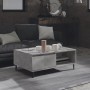Mesa de centro madera contrachapada gris hormigón 90x60x35 cm en Mesas de centro | Comprar online en Foru.es