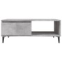 Mesa de centro madera contrachapada gris hormigón 90x60x35 cm en Mesas de centro | Comprar online en Foru.es