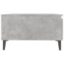 Mesa de centro madera contrachapada gris hormigón 90x60x35 cm en Mesas de centro | Comprar online en Foru.es