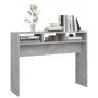 Engineered wood console table in gray concrete 105x30x80 cm by vidaXL, Side tables - Ref: Foro24-808309, Price: 45,85 €, Disc...