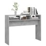 Mesa consola madera de ingeniería gris hormigón 105x30x80 cm de vidaXL, Mesas auxiliares - Ref: Foro24-808309, Precio: 44,25 ...