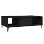 Mesa de centro madera contrachapada negro 103,5x60x35 cm en Mesas de centro | Comprar online en Foru.es
