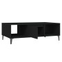 Mesa de centro madera contrachapada negro 103,5x60x35 cm en Mesas de centro | Comprar online en Foru.es