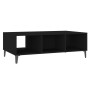 Mesa de centro madera contrachapada negro 103,5x60x35 cm en Mesas de centro | Comprar online en Foru.es