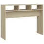 Mesa consola madera contrachapada roble Sonoma 105x30x80 cm de vidaXL, Mesas auxiliares - Ref: Foro24-808308, Precio: 45,60 €...