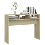 Mesa consola madera contrachapada roble Sonoma 105x30x80 cm de vidaXL, Mesas auxiliares - Ref: Foro24-808308, Precio: 44,36 €...