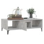 Mesa centro madera contrachapada gris hormigón 103,5x60x35 cm en Mesas de centro | Comprar online en Foru.es