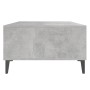 Mesa centro madera contrachapada gris hormigón 103,5x60x35 cm en Mesas de centro | Comprar online en Foru.es