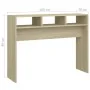 Mesa consola madera contrachapada roble Sonoma 105x30x80 cm de vidaXL, Mesas auxiliares - Ref: Foro24-808308, Precio: 44,36 €...