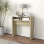 Mesa consola madera contrachapada roble Sonoma 78x30x80 cm de vidaXL, Mesas auxiliares - Ref: Foro24-808299, Precio: 37,16 €,...