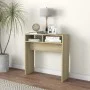 Mesa consola madera contrachapada roble Sonoma 78x30x80 cm de vidaXL, Mesas auxiliares - Ref: Foro24-808299, Precio: 36,68 €,...