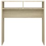 Mesa consola madera contrachapada roble Sonoma 78x30x80 cm de vidaXL, Mesas auxiliares - Ref: Foro24-808299, Precio: 37,16 €,...