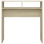 Mesa consola madera contrachapada roble Sonoma 78x30x80 cm de vidaXL, Mesas auxiliares - Ref: Foro24-808299, Precio: 36,68 €,...