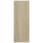 Mesa consola madera contrachapada roble Sonoma 78x30x80 cm de vidaXL, Mesas auxiliares - Ref: Foro24-808299, Precio: 37,16 €,...
