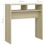 Mesa consola madera contrachapada roble Sonoma 78x30x80 cm de vidaXL, Mesas auxiliares - Ref: Foro24-808299, Precio: 36,68 €,...