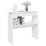 Mesa consola madera de ingeniería blanca 80x30x80 cm de vidaXL, Mesas auxiliares - Ref: Foro24-808314, Precio: 42,66 €, Descu...