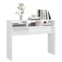 Mesa consola madera de ingeniería blanco brillo 105x30x80 cm de vidaXL, Mesas auxiliares - Ref: Foro24-808311, Precio: 50,97 ...