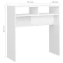 Mesa consola madera de ingeniería blanco brillo 78x30x80 cm de vidaXL, Mesas auxiliares - Ref: Foro24-808302, Precio: 39,62 €...