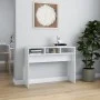 Mesa consola madera de ingeniería blanco 105x30x80 cm de vidaXL, Mesas auxiliares - Ref: Foro24-808305, Precio: 44,14 €, Desc...