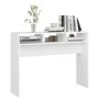 White engineered wood console table 105x30x80 cm by vidaXL, Side tables - Ref: Foro24-808305, Price: 44,14 €, Discount: %