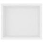 Mueble de TV colgante madera contrachapada blanco 100x30x26,5cm en Muebles TV | Comprar online en Foru.es