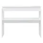 White engineered wood console table 102x30x80 cm by vidaXL, Side tables - Ref: Foro24-808323, Price: 49,53 €, Discount: %