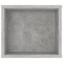 Mueble de TV colgante contrachapada gris hormigón 100x30x26,5cm en Muebles TV | Comprar online en Foru.es