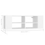 Mueble de pared para TV madera contrachapada blanco 102x35x35cm en Muebles TV | Comprar online en Foru.es
