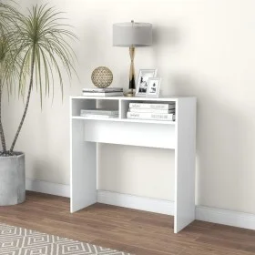 White engineered wood console table 78x30x80 cm by vidaXL, Side tables - Ref: Foro24-808296, Price: 40,58 €, Discount: %