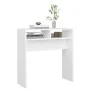 White engineered wood console table 78x30x80 cm by vidaXL, Side tables - Ref: Foro24-808296, Price: 40,58 €, Discount: %
