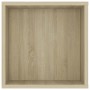 Mueble pared TV madera contrachapada roble Sonoma 102x35x35 cm en Muebles TV | Comprar online en Foru.es