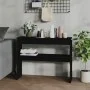 Mesa consola madera contrachapada negro 102x30x80 cm de vidaXL, Mesas auxiliares - Ref: Foro24-808324, Precio: 67,63 €, Descu...
