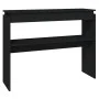 Mesa consola madera contrachapada negro 102x30x80 cm de vidaXL, Mesas auxiliares - Ref: Foro24-808324, Precio: 67,63 €, Descu...