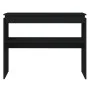 Mesa consola madera contrachapada negro 102x30x80 cm de vidaXL, Mesas auxiliares - Ref: Foro24-808324, Precio: 67,63 €, Descu...