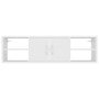 Estantería de pared madera contrachapada blanco 102x30x29 cm en Estanterías | Comprar online en Foru.es
