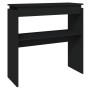 Mesa consola madera contrachapada negro 80x30x80 cm de vidaXL, Mesas auxiliares - Ref: Foro24-808315, Precio: 46,17 €, Descue...