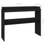 Mesa consola madera contrachapada negro 102x30x80 cm de vidaXL, Mesas auxiliares - Ref: Foro24-808324, Precio: 67,63 €, Descu...