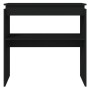 Mesa consola madera contrachapada negro 80x30x80 cm de vidaXL, Mesas auxiliares - Ref: Foro24-808315, Precio: 46,17 €, Descue...