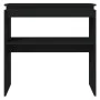 Mesa consola madera contrachapada negro 80x30x80 cm de vidaXL, Mesas auxiliares - Ref: Foro24-808315, Precio: 45,46 €, Descue...